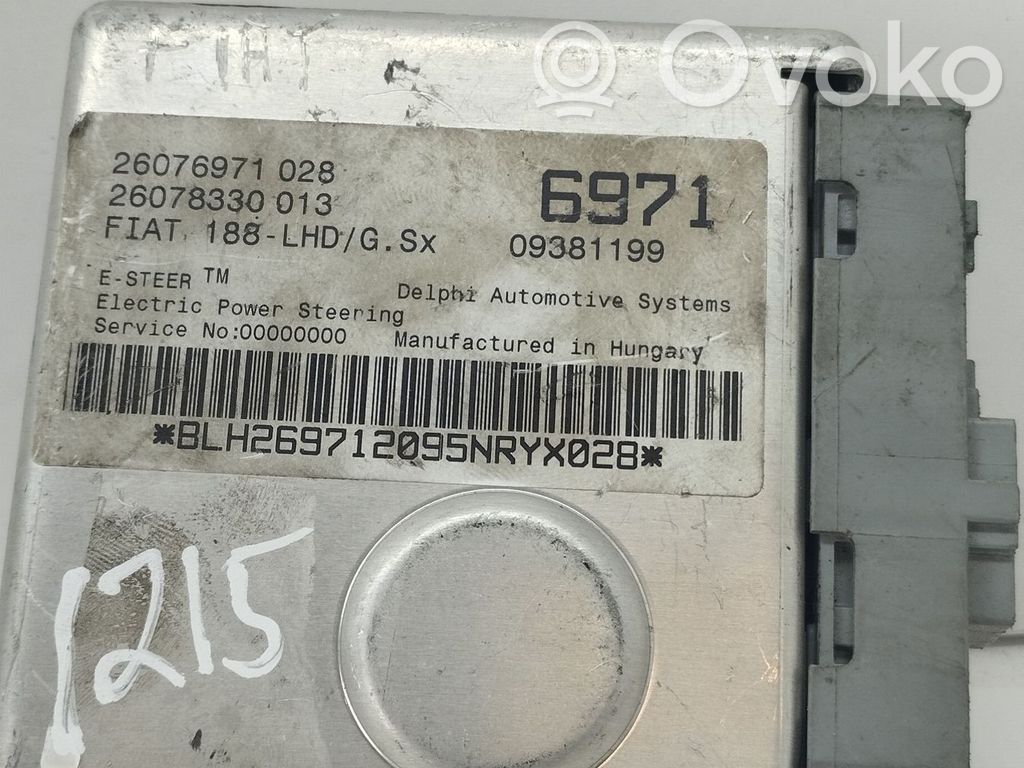 Fiat Punto (188) Stūres pastiprinātāja vadības bloks 