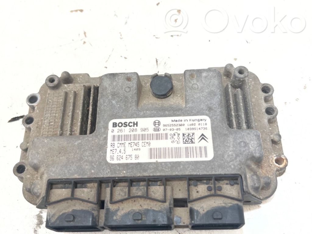 Engine control unit/module   9652552380,9662467580,0261208905