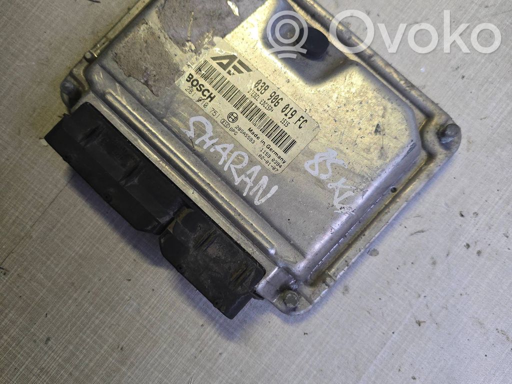Engine control unit/module   038906019FC,28SA5593,0281010751