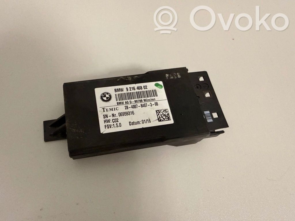 BMW 3 F30 F35 F31 Releu încălzire scaun 