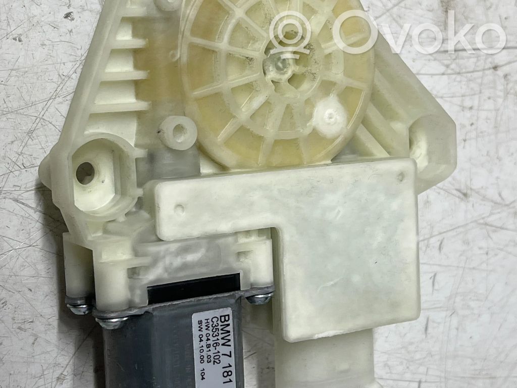 BMW 7 G11 G12 Silnik regulatora szyby drzwi przednich 