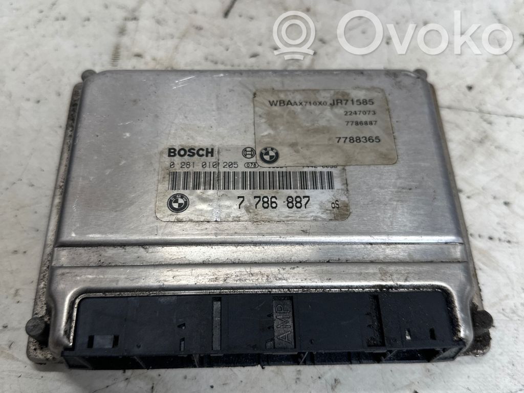 Engine control unit/module   7788365,7786887,0281010205