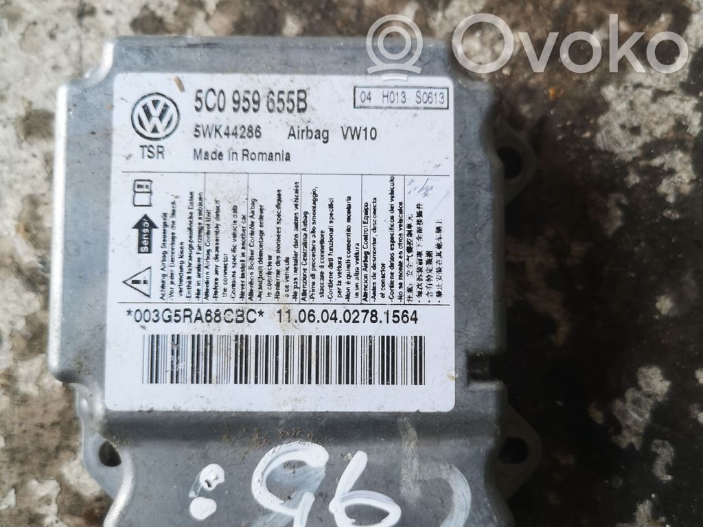 Volkswagen Golf VI Airbag control unit/module 