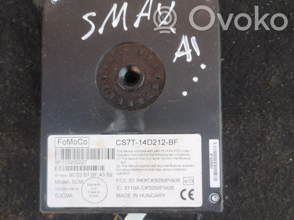 Ford S-MAX Bluetooth control unit module 