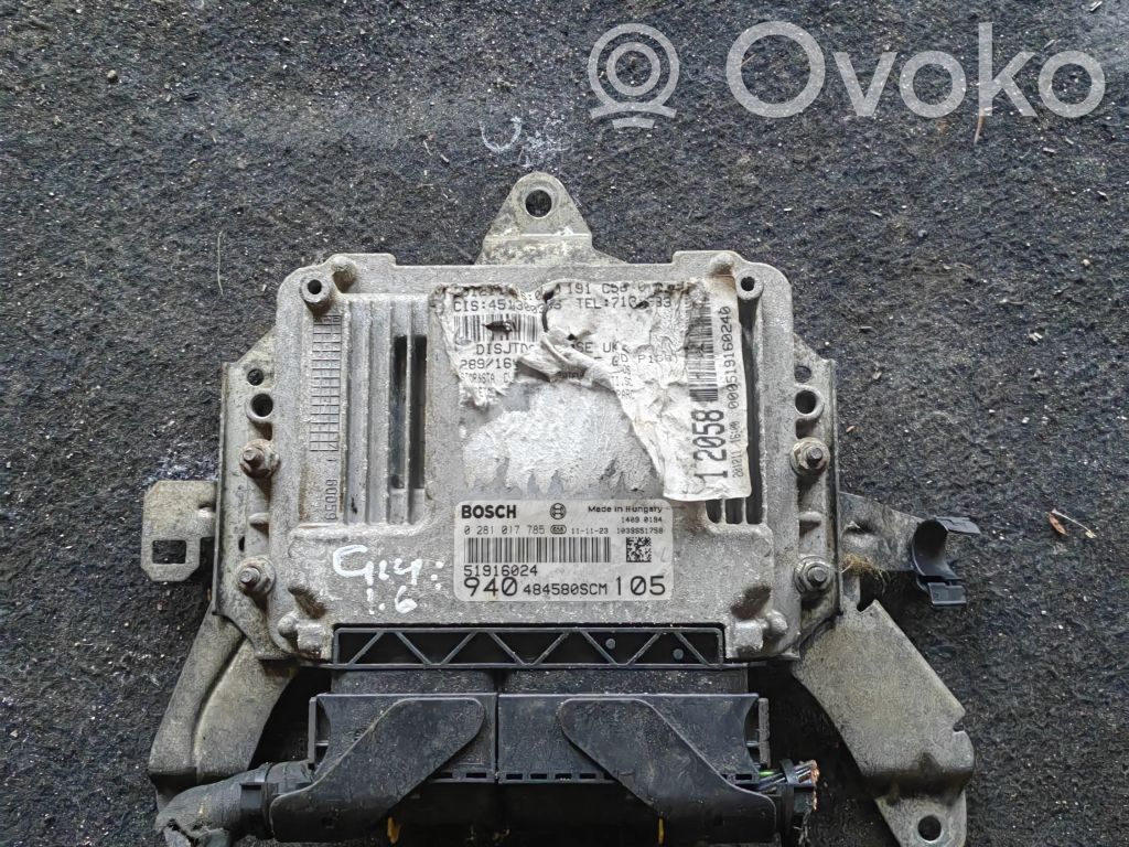 Engine control unit/module   0281017785,51916024