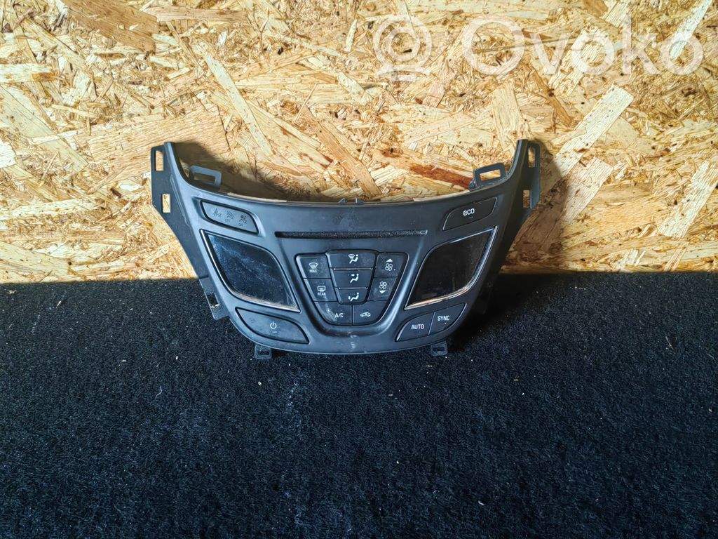 Opel Insignia A Climate control unit 
