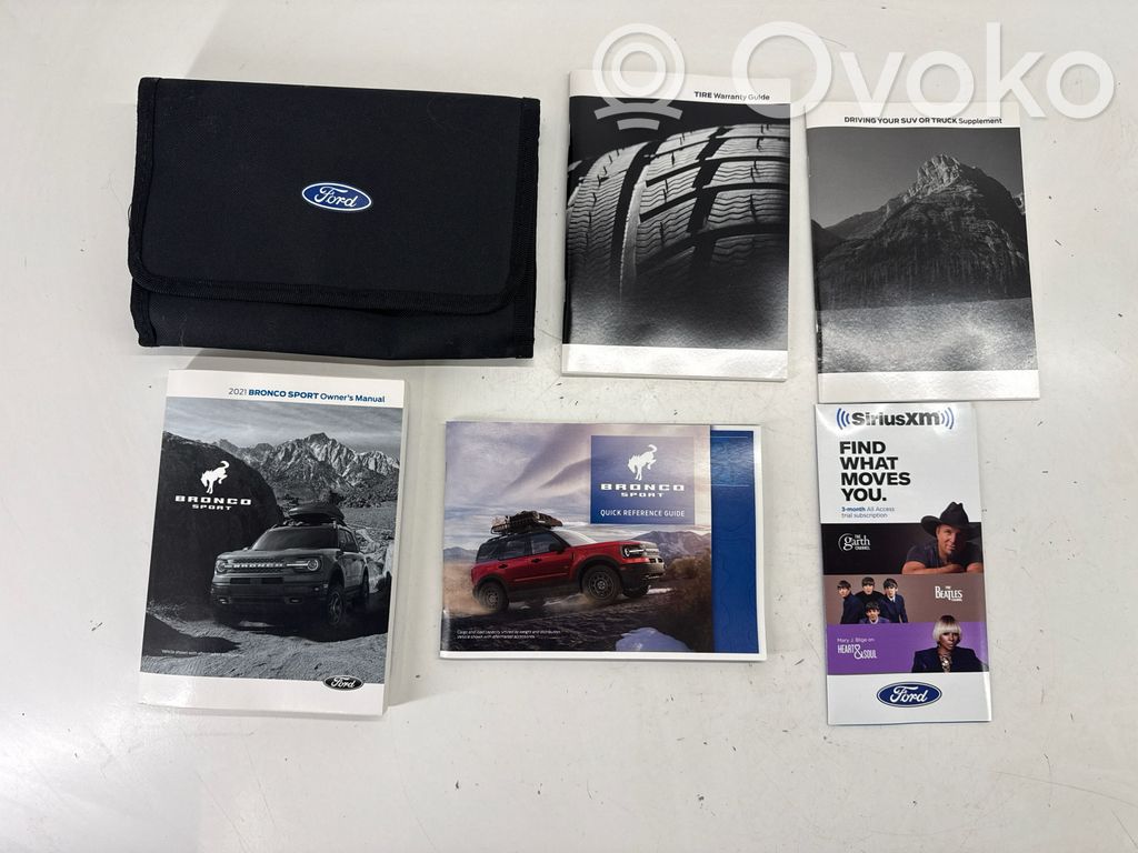 Ford Bronco Omistajan huoltokirja 