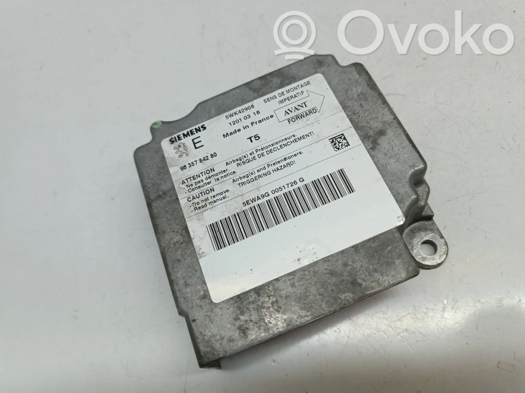 Peugeot 307 Airbag control unit/module 