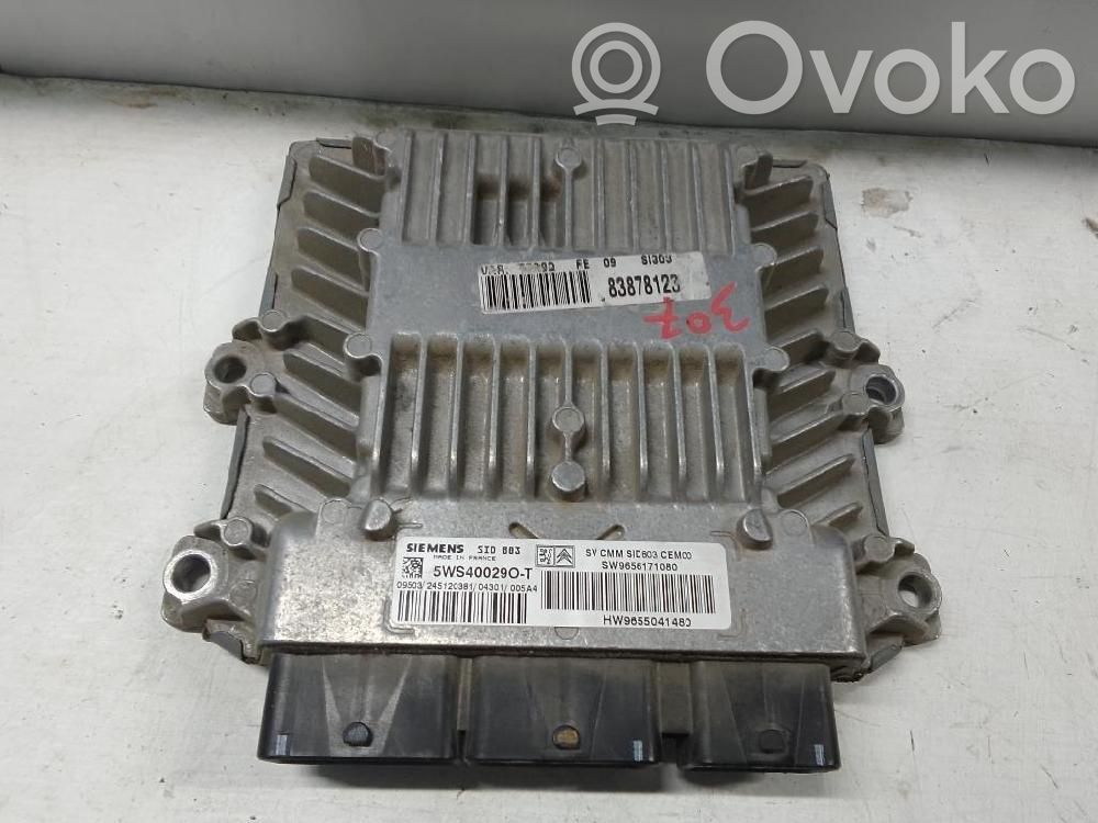 Peugeot 307 Engine control unit/module 