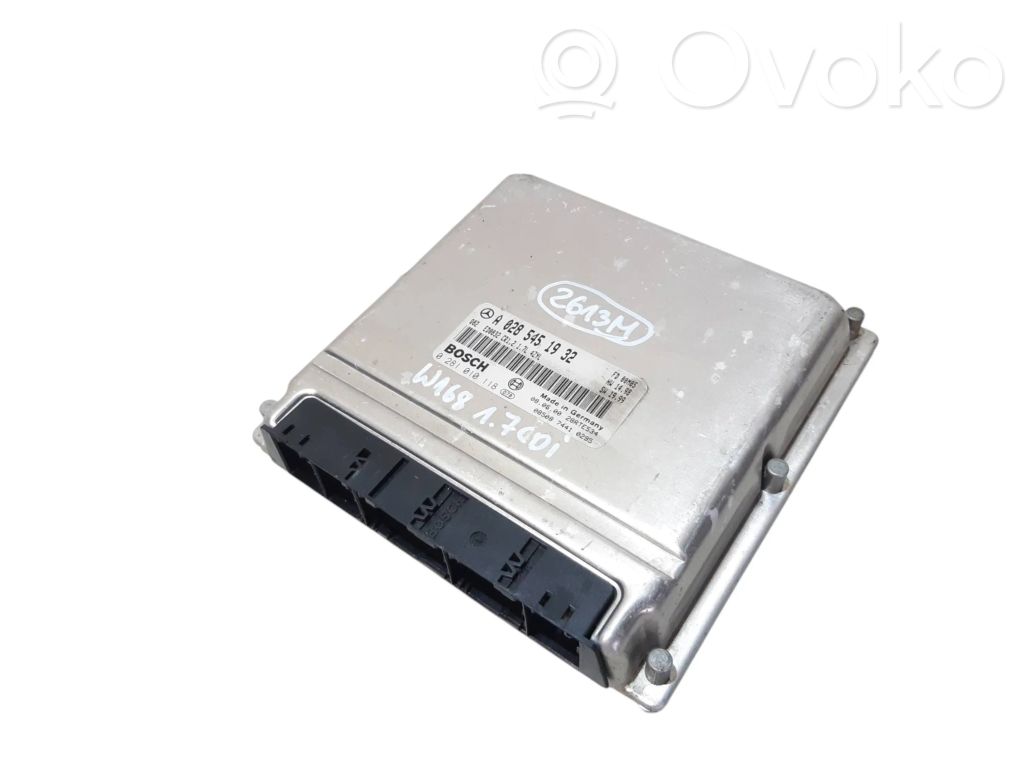 Mercedes-Benz A W168 Engine control unit/module 