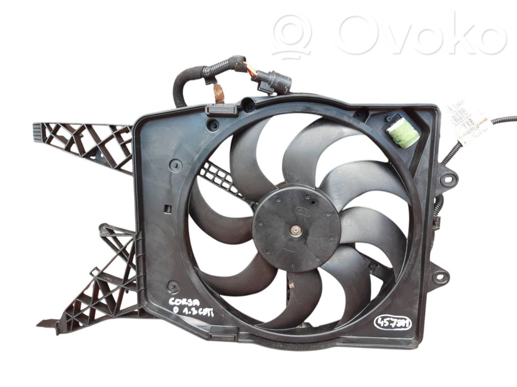 Opel Corsa D Elektrisks radiatoru ventilators 