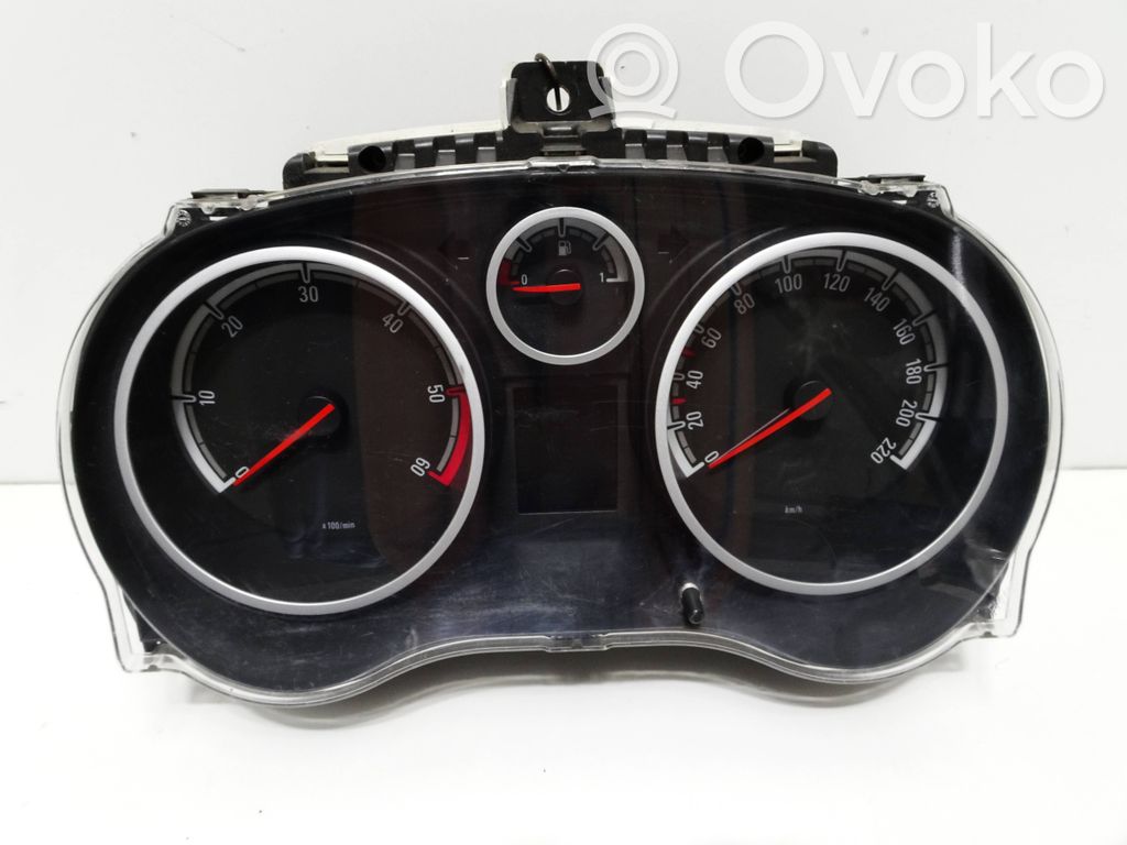 Opel Corsa D Tachimetro (quadro strumenti) 