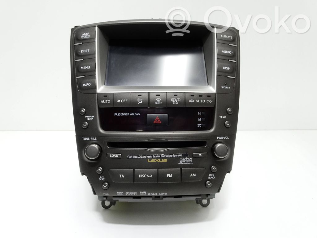 Lexus IS 220D-250-350 Panel / Radioodtwarzacz CD/DVD/GPS 