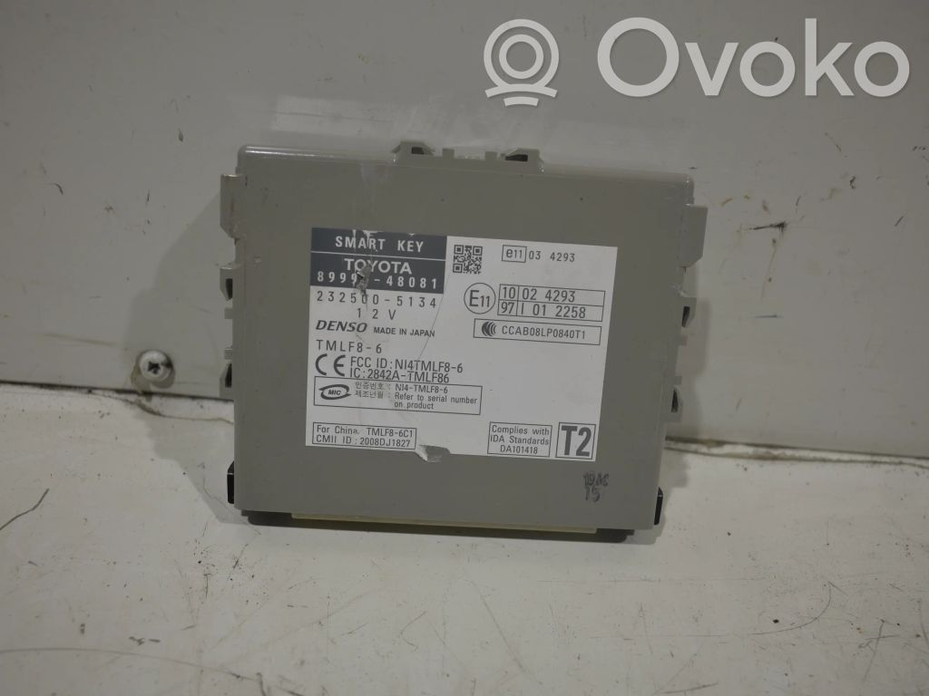 Lexus RX 450H Module de contrôle sans clé Go 