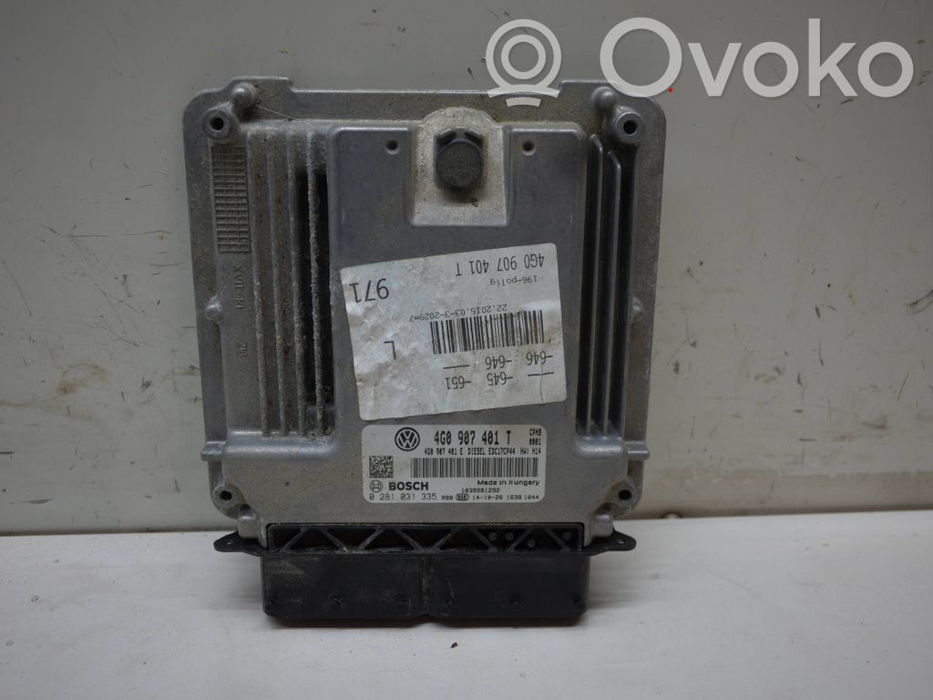 Audi A7 S7 4G Engine control unit/module 