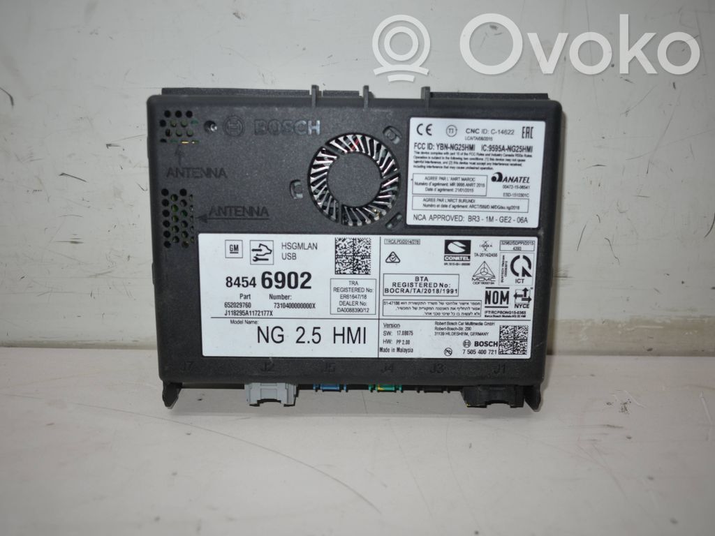 Opel Mokka X GPS navigation control unit/module 