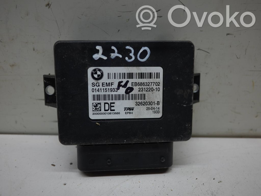 BMW 5 F10 F11 Moduł / Sterownik hamulca ręcznego 