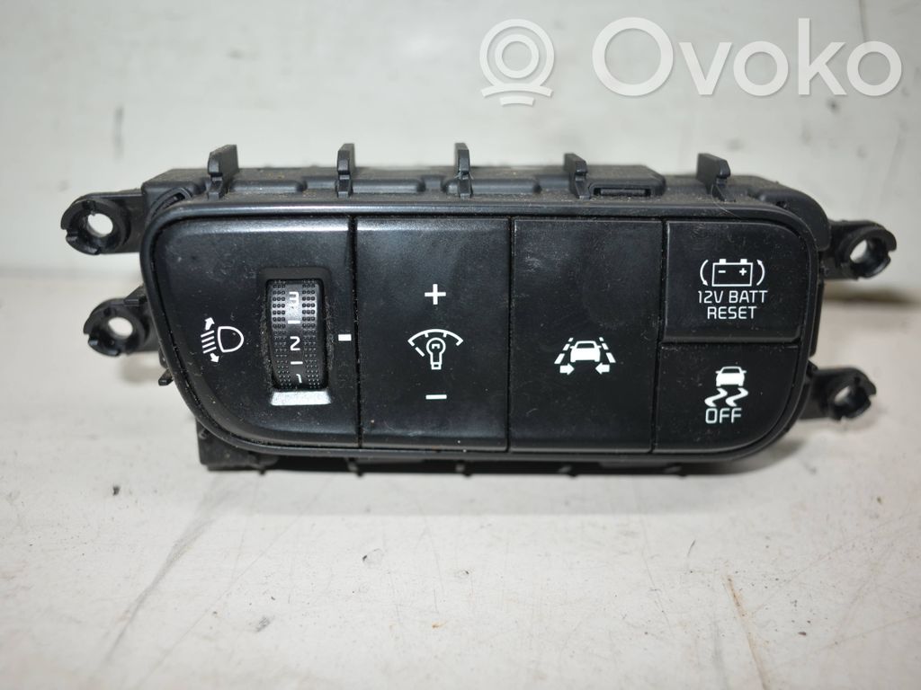 KIA Niro Interruptor de control del panel de luces 