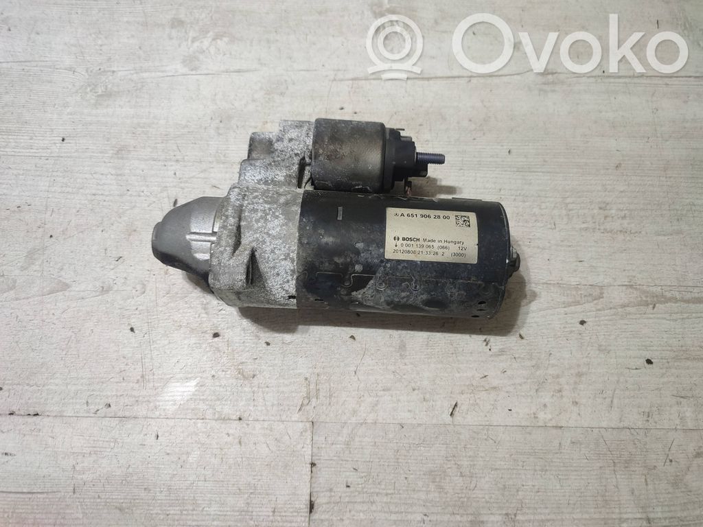 Mercedes-Benz GLK (X204) Starter motor 