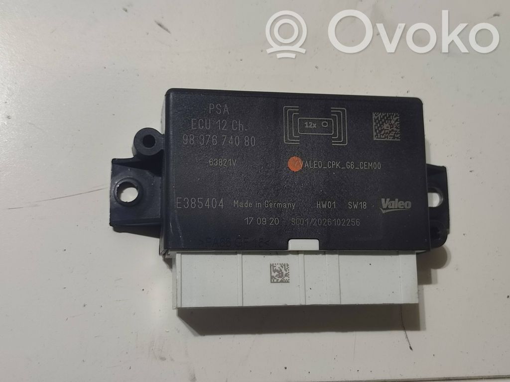 Peugeot 2008 II Parking PDC control unit/module 
