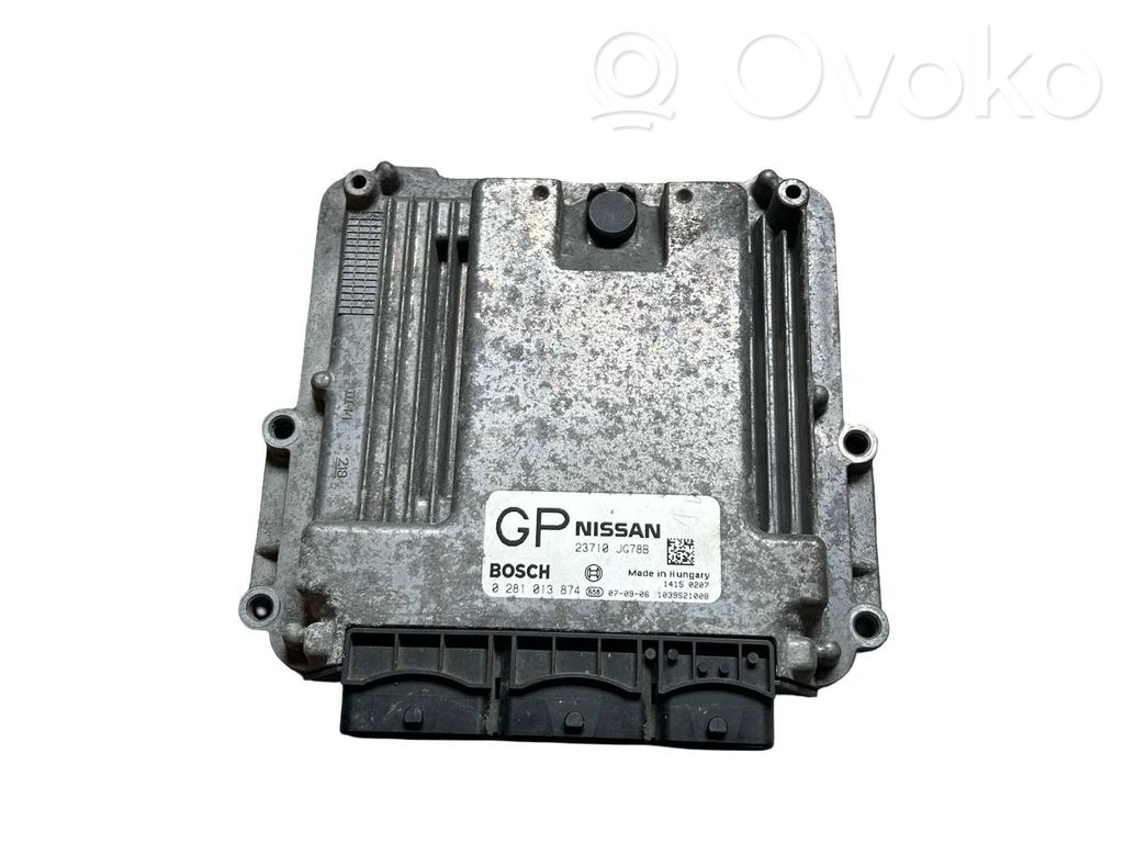 Engine control unit/module   0281013874,23710JG78B