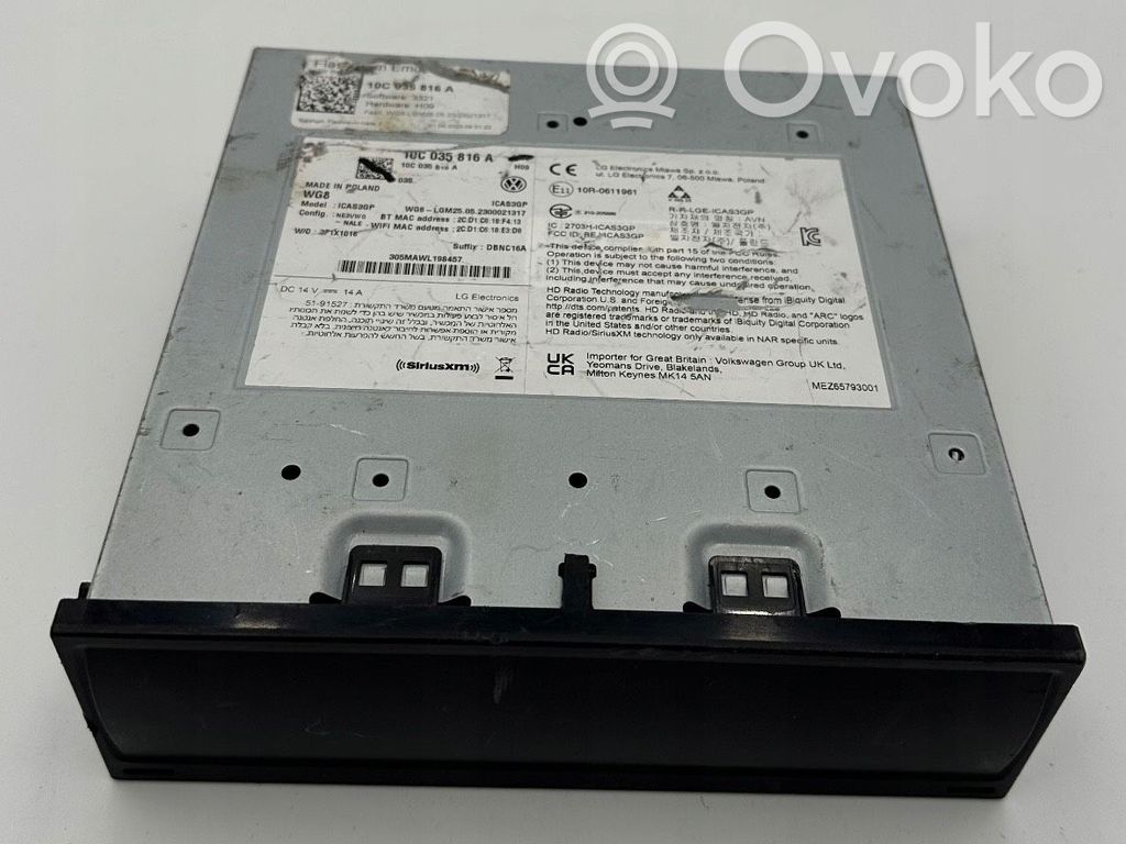 Volkswagen ID.7 Stacja multimedialna GPS / CD / DVD 
