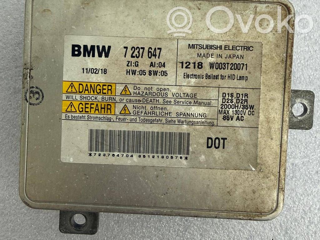 BMW 5 F10 F11 Lastre de faros xenón 