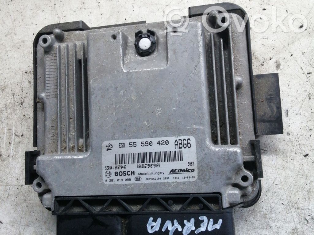 Opel Meriva B Sterownik / Moduł ECU 