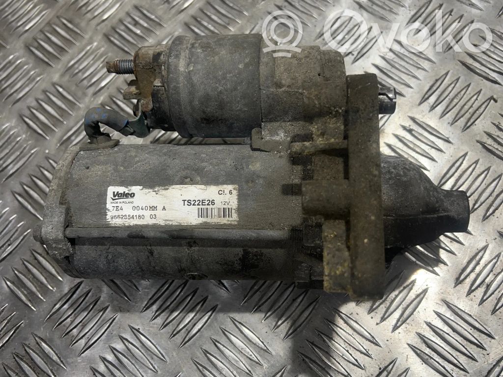 Motor de arranque   9662854180,TS22E26,0040MMA,5802AE,5802AF,5802CE,9646694080,D7G26,TS22E26
