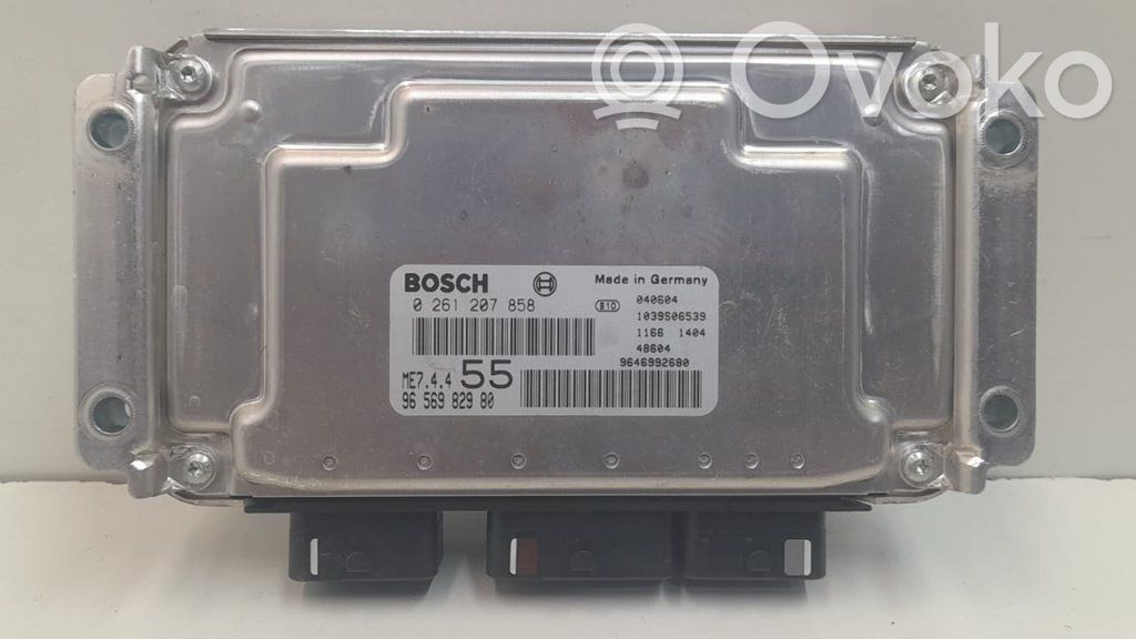 Unidad de control/módulo del motor   9646992680,533073