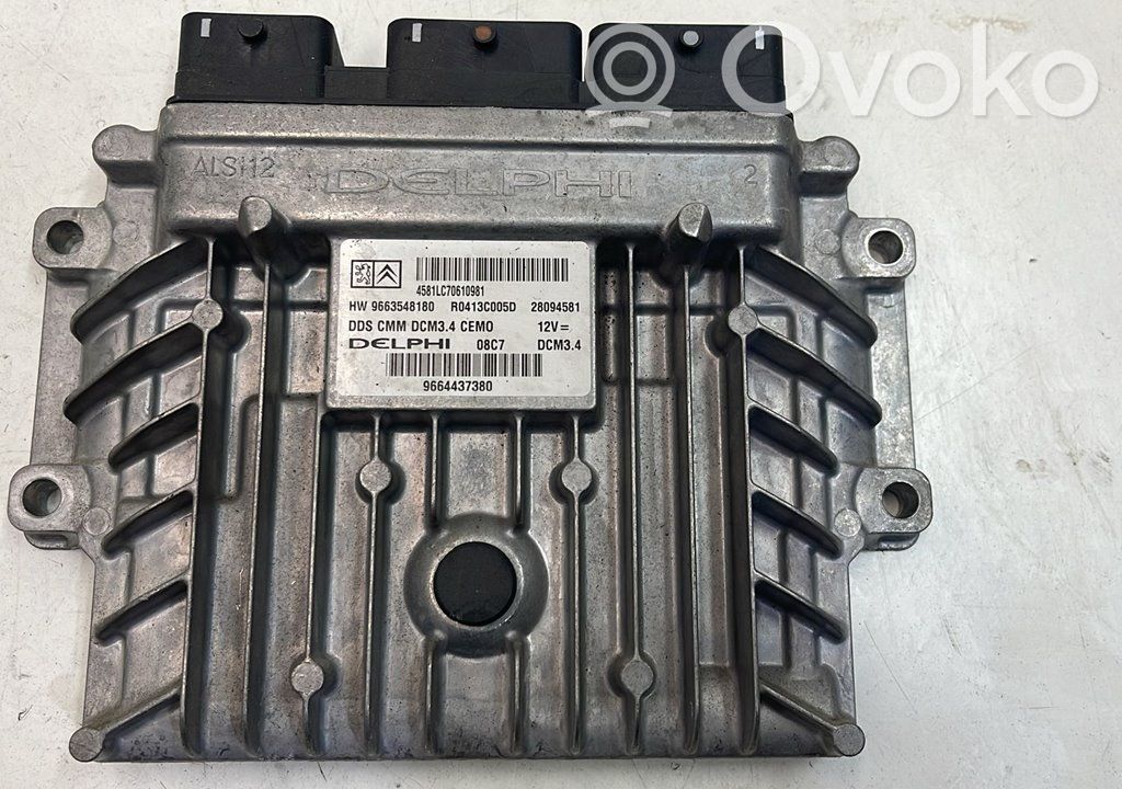 Peugeot 307 Engine control unit/module 