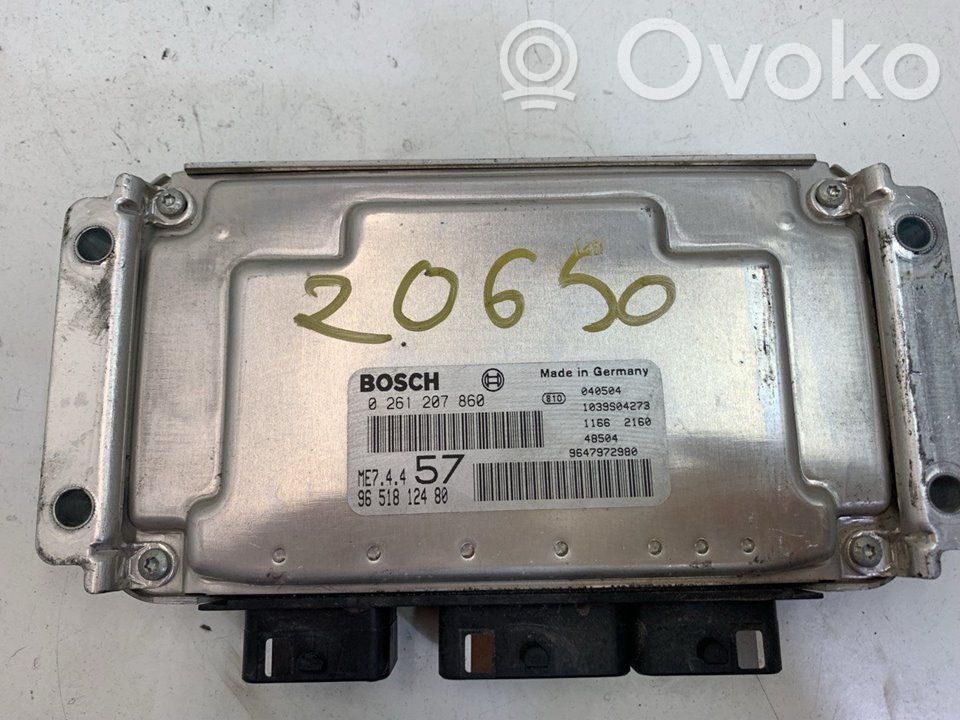 Engine control unit/module   9647972980,457165