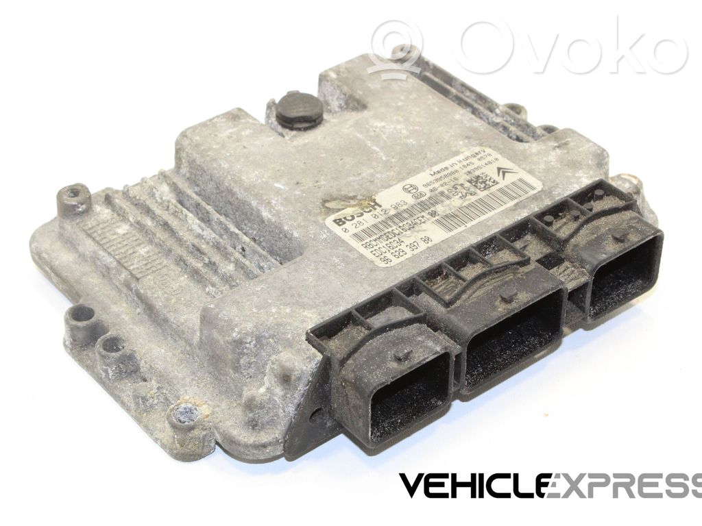 Engine control unit/module   9662939780,0281012983