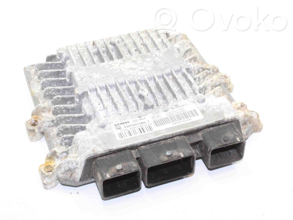 Engine control unit/module   9651942080,5WS40108ET,5WS40108ET
