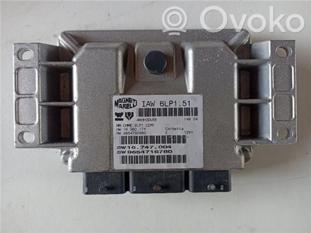 Peugeot 307 CC Engine control unit/module ECU 