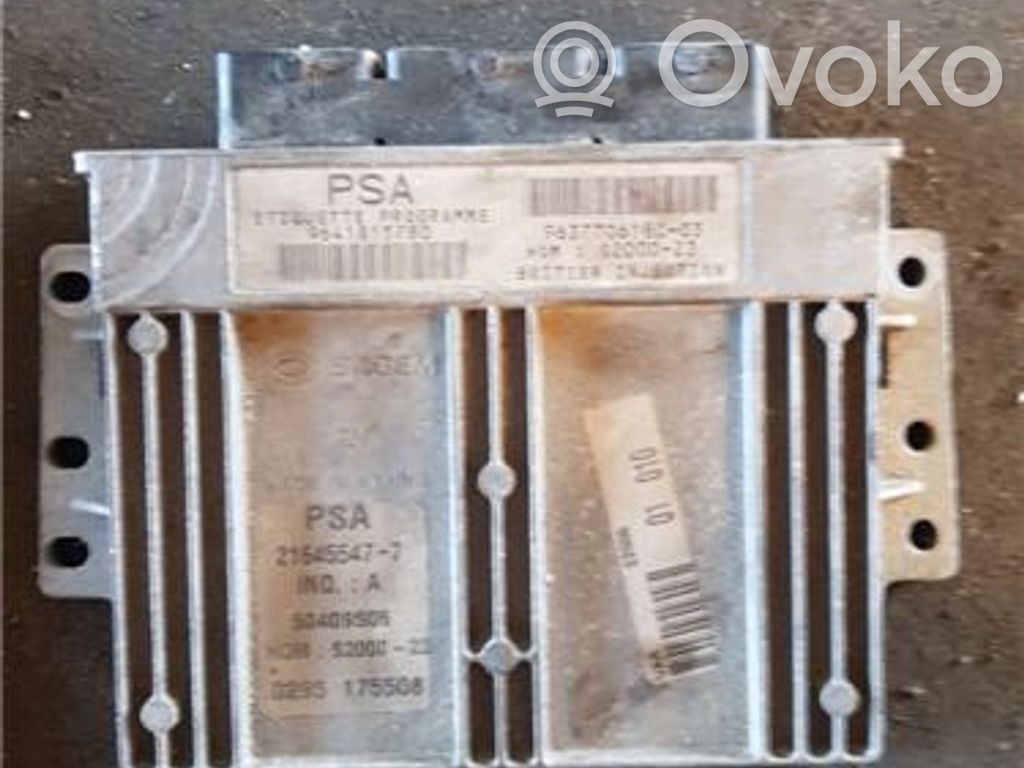 Engine control unit/module ECU   9641815780,963770618003