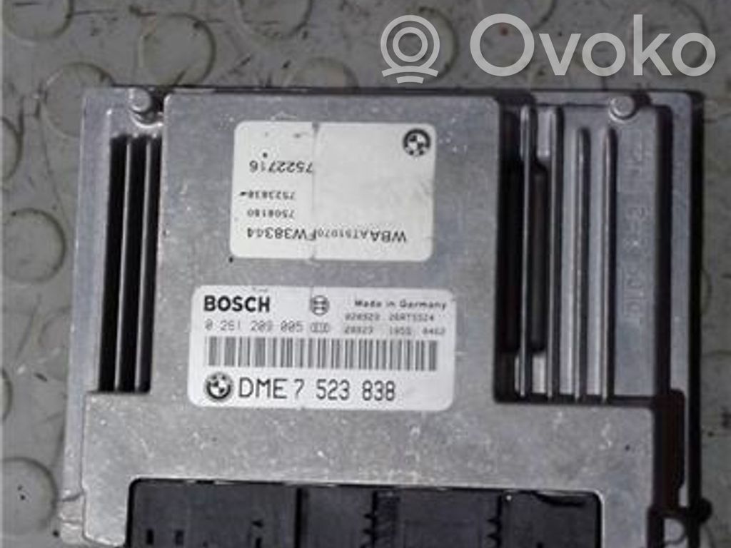 BMW 3 E46 Unidad de control/módulo ECU del motor 