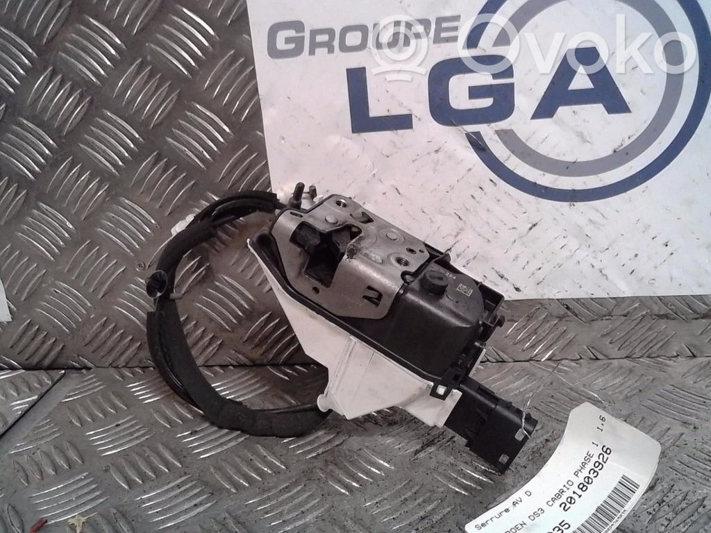Citroen DS3 Front door lock 