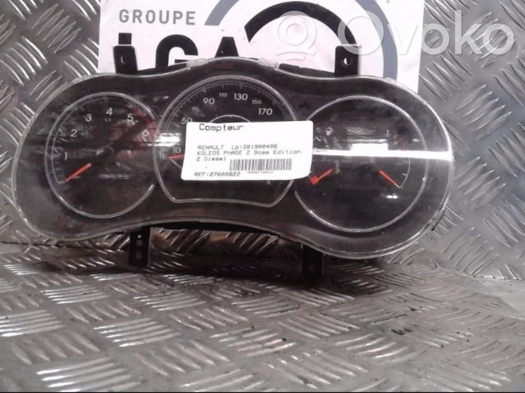 Renault Koleos I Geschwindigkeitsmesser Cockpit 