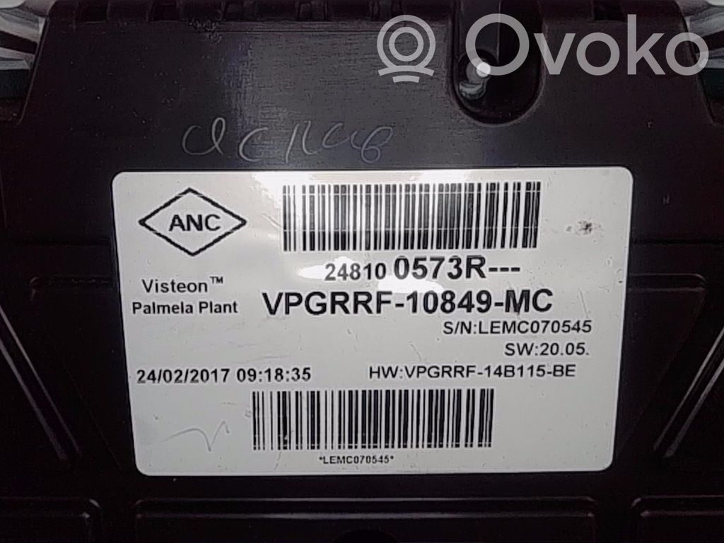 Renault Captur Speedometer (instrument cluster) 