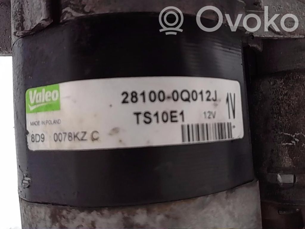 Peugeot 107 Starteris 