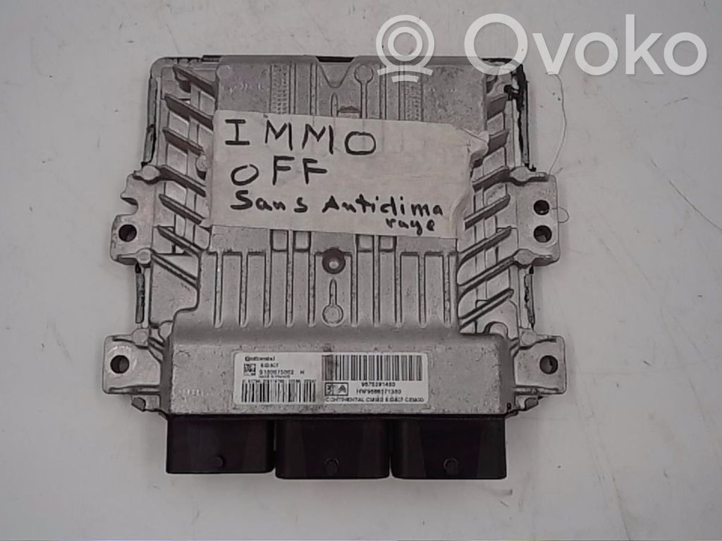 Peugeot 308 Engine control unit/module 