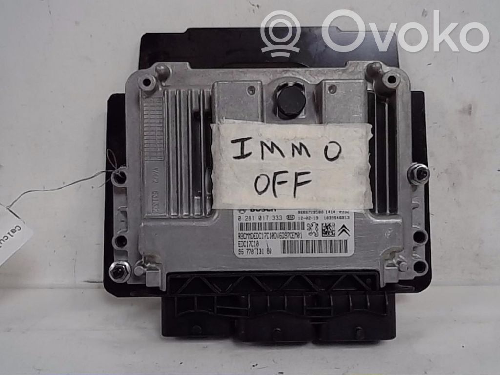 Peugeot 308 Engine control unit/module 