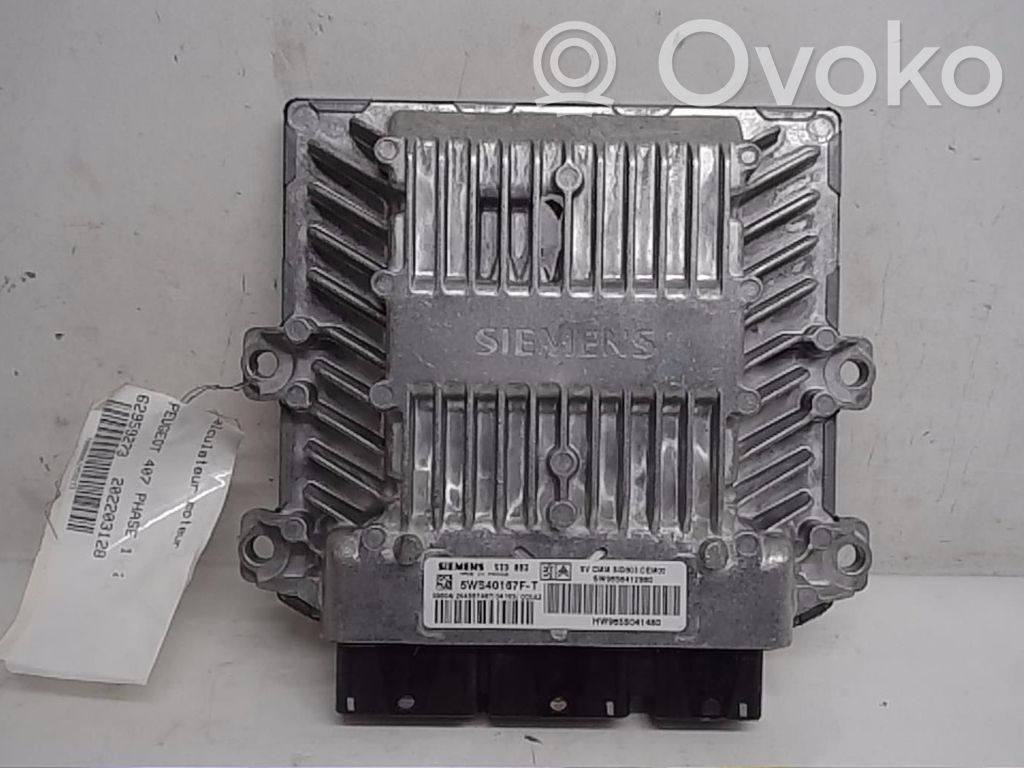 Peugeot 407 Calculateur moteur ECU 