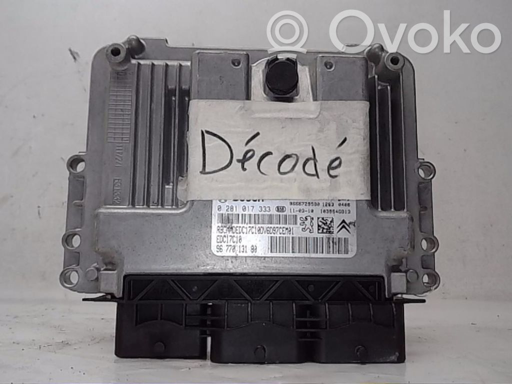Peugeot 308 Engine control unit/module 