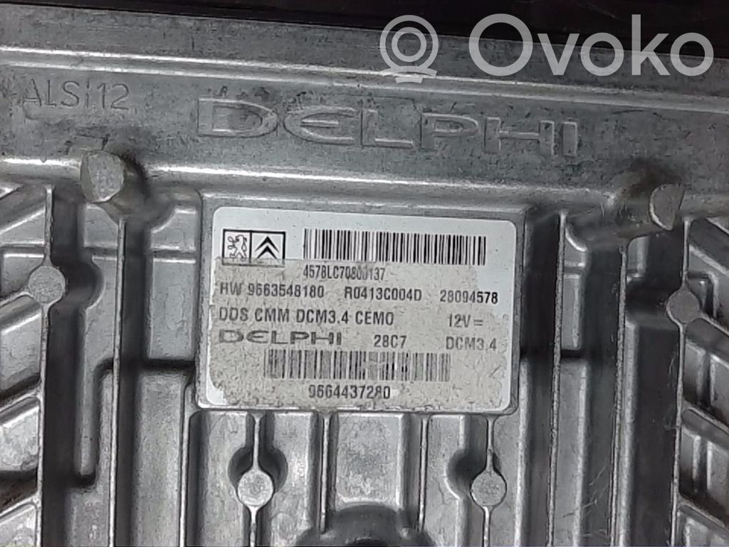 Citroen C4 I Engine control unit/module 