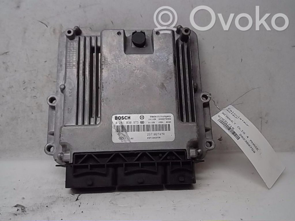 Renault Clio IV Engine control unit/module 