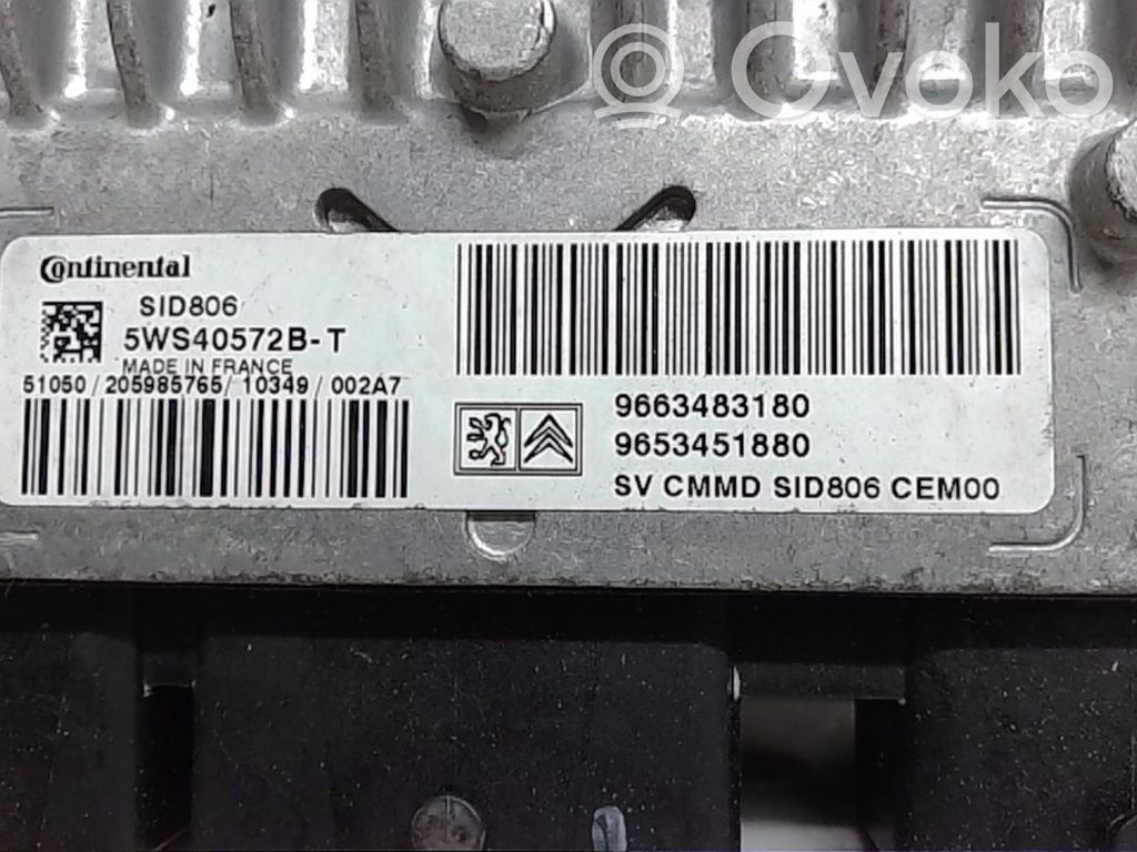 Citroen C3 Calculateur moteur ECU 