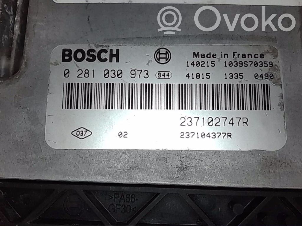Renault Captur Engine control unit/module 