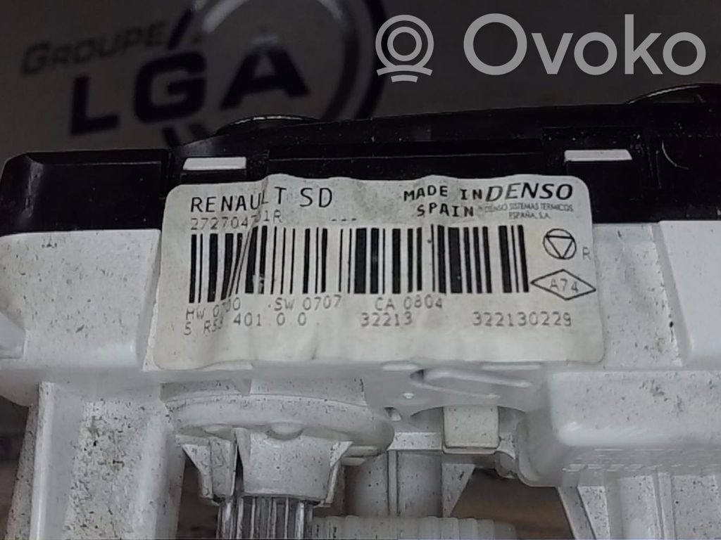 Renault Clio IV Climate control unit 
